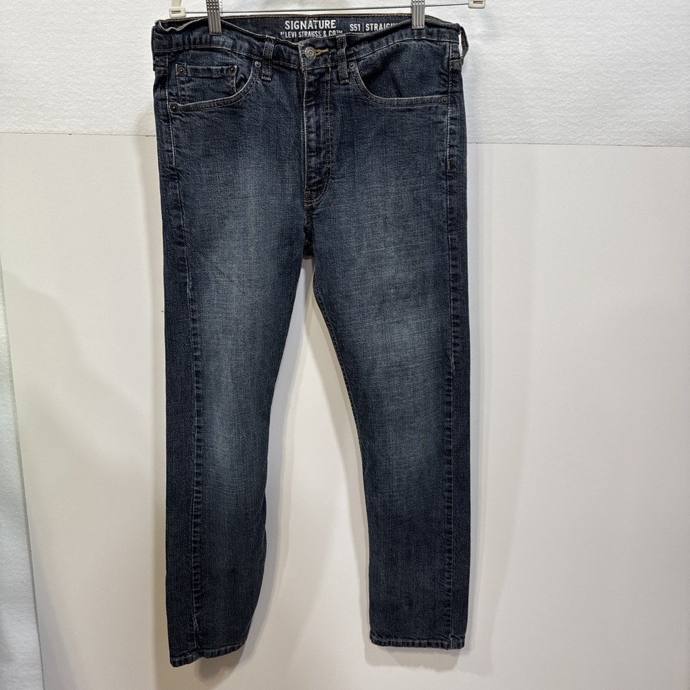 Men's Levi's S40196 Blue Denim Jeans‎ 34x32 Straight S51
